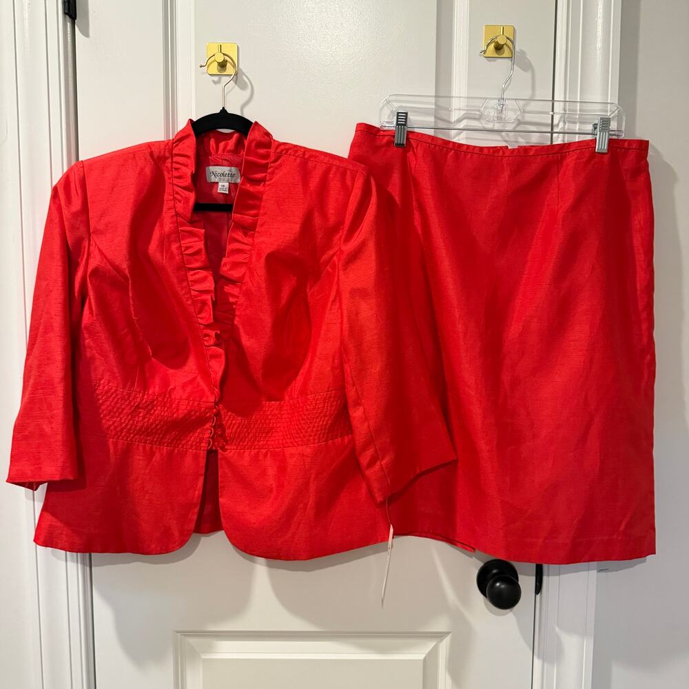 NWT NICOLETTE Suit Blazer Jacket Size 14